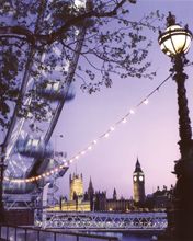 London Eye au Crépuscule