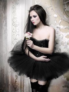 Ballerine Élégante en Noir