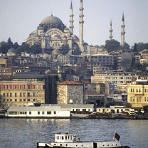 Skyline d'Istanbul avec Mosquée