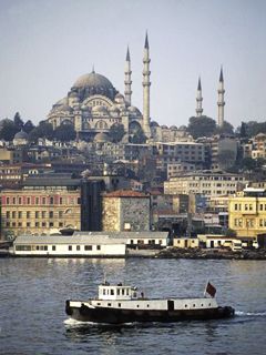 Skyline d'Istanbul avec Mosquée