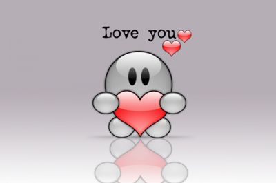 Personnage d'Amour Mignon