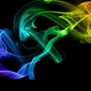 Motifs de Fumée Colorée