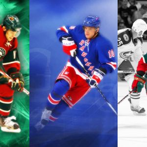 Joueurs de Hockey en Action