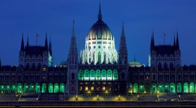 Bâtiment du Parlement Hongrois de Nuit
