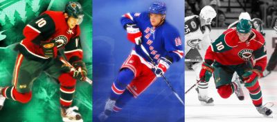 Joueurs de Hockey en Action