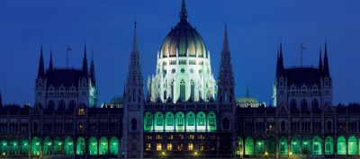 Bâtiment du Parlement Hongrois de Nuit
