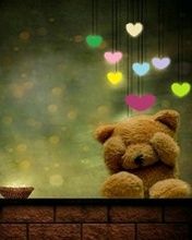Teddy Bear Mignon avec Cœurs
