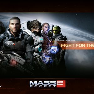 Fond d'Écran Équipe Mass Effect 2
