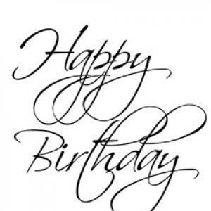 Typographie Joyeux Anniversaire