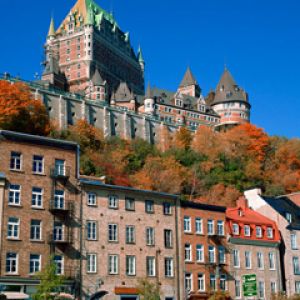 Château Frontenac en Automne