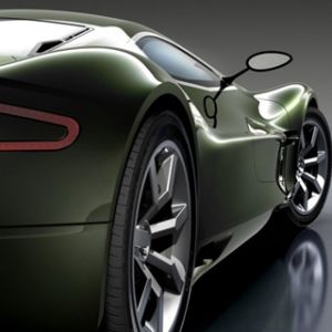Voiture de Sport Verte Élégante