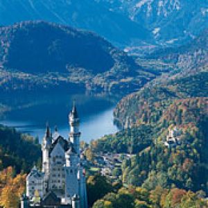 Paysage du Château de Neuschwanstein