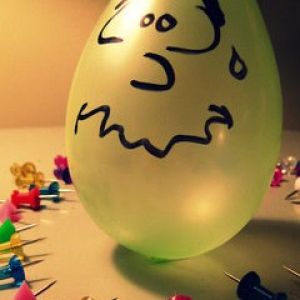 Ballon Drôle avec Visage