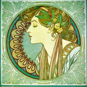 Portrait de Femme Art Nouveau