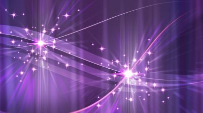 Design Abstrait Violet avec Éclats