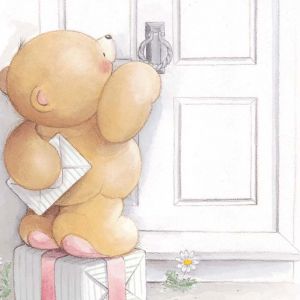 Ours Mignon Livrant des Lettres