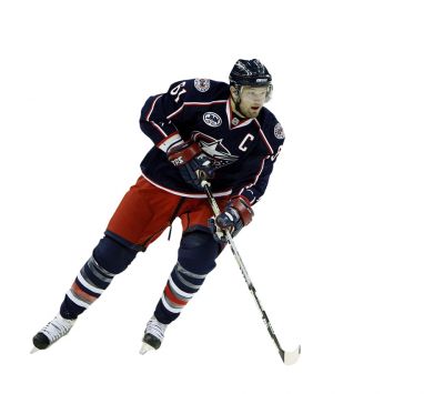 Joueur de Hockey en Action
