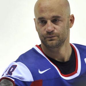 Joueur de Hockey en Action
