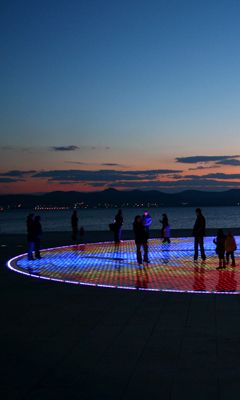 Piste de Danse Nocturne Colorée