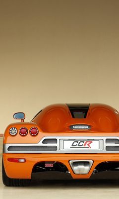 Koenigsegg CCR Voiture de Sport Orange