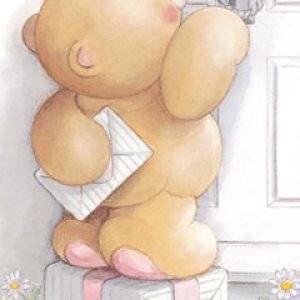 Ours en Peluche Mignon avec Lettre