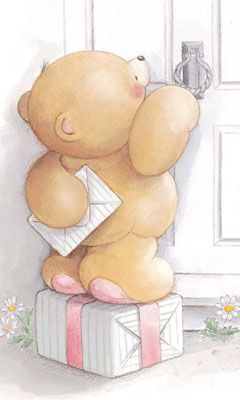 Ours en Peluche Mignon avec Lettre