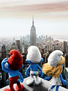 Les Schtroumpfs Vue de la Ville