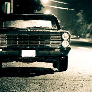 Voiture Classique Prise de Nuit