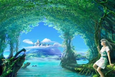 Paysage Forestier Fantastique