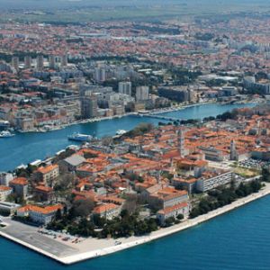 Vue Aérienne de Split, Croatie
