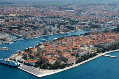 Vue Aérienne de Split, Croatie
