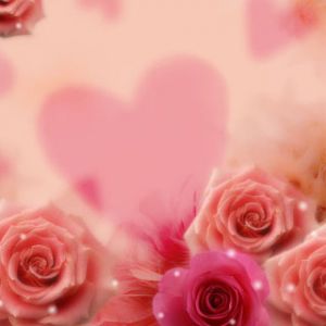 Roses et Cœurs Romantiques
