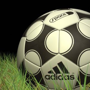 Ballon de Football Adidas sur Herbe