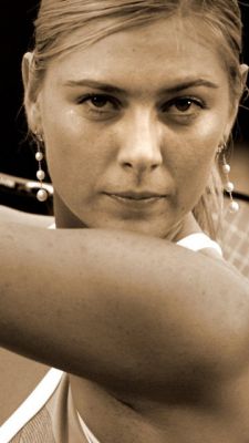 Maria Sharapova Concentration Intense
