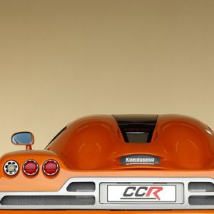 Koenigsegg CCR voiture de sport orange
