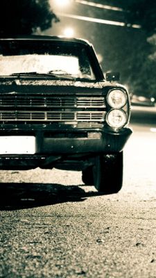 Voiture Classique de Nuit