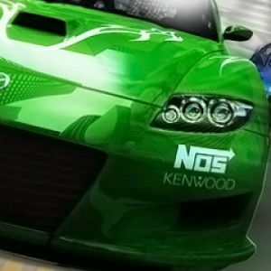 Voiture de Course Verte
