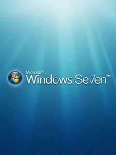 Fond Bleu de Windows 7