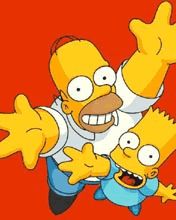 Homer et Bart Simpson