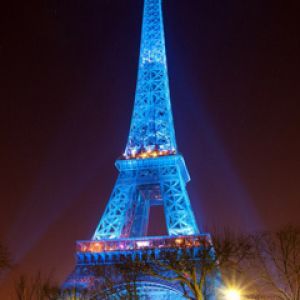 Lumières de nuit de la Tour Eiffel