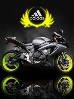 Fond d'Écran Moto Adidas