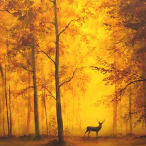 Forêt Dorée avec Cerf