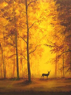 Forêt Dorée avec Cerf