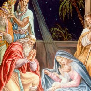 Scène de la Nativité