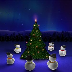 Célébration de Bonhommes de Neige et Sapin de Noël