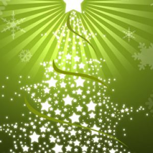 Design d'Arbre de Noël Scintillant