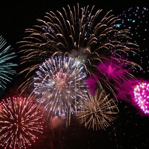 Feux d'Artifice Colorés