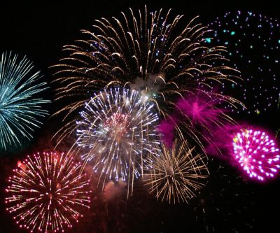 Feux d'Artifice Colorés
