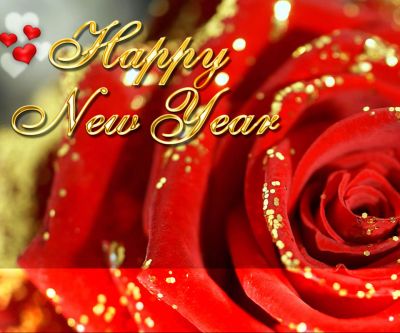 Bonne Année Rose