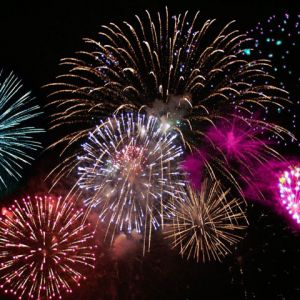 Feux d'Artifice Colorés